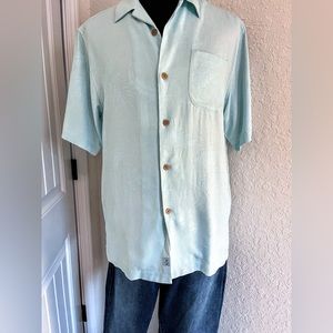 Tommy Bahama Classic Fit Men’s Casual Tropical Button Down 100% Silk M Shirt